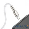 Кабель BASEUS Cafule Metal Data Cable USB for Lightning 2м White (CALJK-B02)
