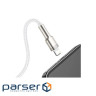 Кабель BASEUS Cafule Metal Data Cable USB for Lightning 2м White (CALJK-B02)