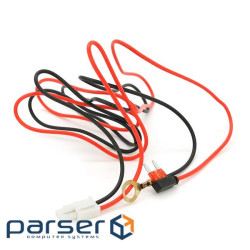 Комплект проводів з роз&apos,ємами та запобіжником для підключення АЗУ (YT-AZU-Fuse) (YT-AZU-Fuse)