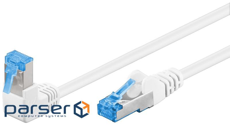 Патч-корд неекранований RJ45 SFTP6a 0.5m,patch AWG27 1x90ё PoE/PoE+ LSOH,білий (75.05.1563-1) (75.05.1563-1)