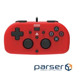 Gamepad Hori Mini Wired for PS4 Red (PS4-101E)