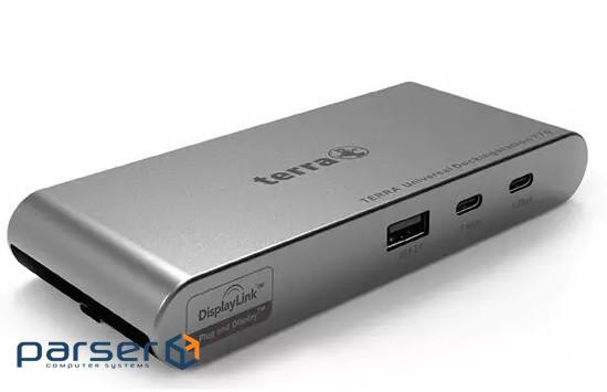 TERRA MOBILE Dockingstation 770 USB-C Dual Display Dockingstation mit Dual Display für unterwegs!