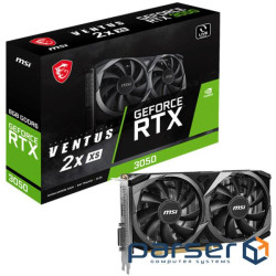 Відеокарта NVIDIA RTX 3050 /VENTUS/2Х /XS/8GB/GDDR6 MSI RTX 3050 VENTUS 2X XS 8G