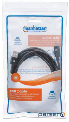 Cable Manhattan USB AM-Type-CM, 3.0m, black (354936)