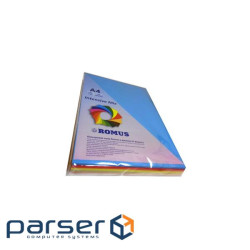 Папір Romus A4 160 г/м 2 125sh, 5colors, Mix Intens (R50928)