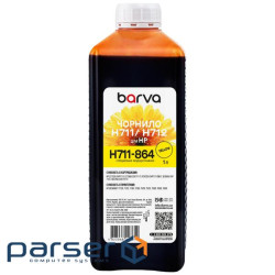 Чорнило Barva HP 711/712 1L Y, water-soluble (H711-864)