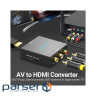 Перехідник Vention AV (RCA) - HDMI, v1.4, 1080p (AEFB0)