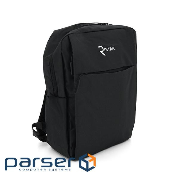 Рюкзак для ноутбука 15.6", Black, Merlion T2, нейлон (YT-B15,6"N-BT2) (YT-B15,6"N-BT2_BK)