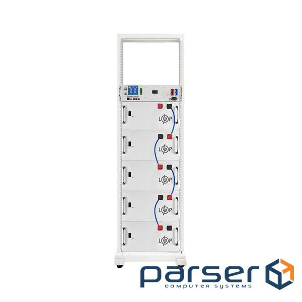 Аккумулятор LP LiFePO4 Battery HVM 256V 280Ah (71680 Wh) BMS 125А AB Lrack white (39531)