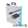 Кабель Choetech DisplayPort USB Type-C (M/M), 1.8 м , Black (XCP-1801BK)