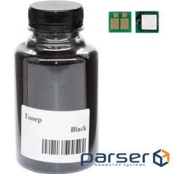 Тонер+девелопер+чіп АНК для Canon IR C3025/C3025i, С-EXV54 бутль 360г Black (3204208)