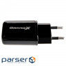 Зарядний пристрій Grand-X CH-15UMB (5V/2,1A + DC cable 2,4А USB -> Micro USB 1m) Black