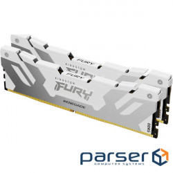 Memory module KINGSTON FURY Renegade White/Silver DDR5 7600MHz 32GB Kit 2x16GB (KF576C38RWK2-32)