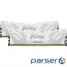 Модуль пам'яті KINGSTON FURY Renegade White/Silver DDR5 7600MHz 32GB Kit 2x16GB (KF576C38RWK2-32)