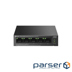 Комутатор 5-портовий гігабітний настільний із 4 по ртами PoE+ TP-Link, LS105GP TP-LINK LS105GP