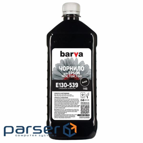 Чорнило Barva Epson T1301 / T1291 / T1281 / T1031 / T0731 Black 1 кг pigm. (E130-539)