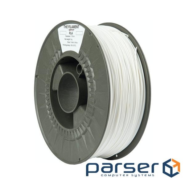 Пластик для 3D-принтера The Filament PLA 1.75mm 1kg TRAFFIC WHITE (TF-24001)