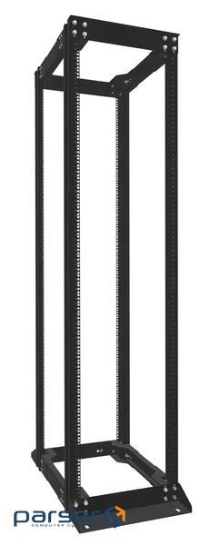 Стійка 19 42U 2-рамна 550х920-1100,чорн (RSG4-42-19/92-LF-H)