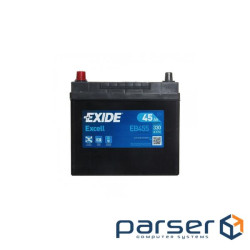 Акумулятор автомобільний EXIDE EXCELL 45A (EB455)