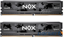 Модуль пам'яті DDR5 2x16GB/5200 Apacer NOX (AH5U32G52C522MBAA-2)