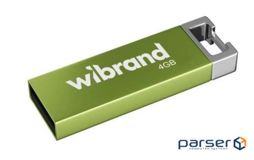 USB флеш накопичувач Wibrand 4GB Chameleon Green USB 2.0 (WI2.0/CH4U6LG)