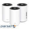 Система WiFi-Mesh TP-LINK Deco PX10 AX1500, 3xGE LAN/WAN, 3 мод, Powerline AV1000 (DECO-PX10-3-PACK)