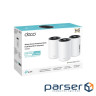 Система WiFi-Mesh TP-LINK Deco PX10 AX1500, 3xGE LAN/WAN, 3 мод, Powerline AV1000 (DECO-PX10-3-PACK)