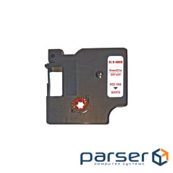 Ribbon for label printer UKRMARK RL-D-40913P-BK / WT, analogue of DYMO S0720680, 9mm х 7m . (CD40913P)