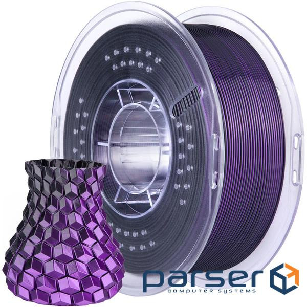 Пластик для 3D-принтера ELEGOO PLA Silk 1кг, 1.75мм, black purple (50.203.0466)