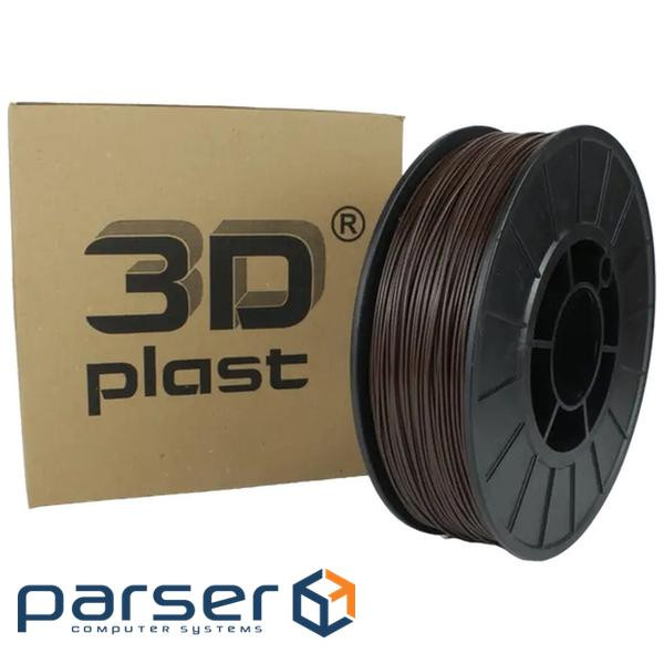 Пластик для 3D-принтера 3Dplast PLA 1.75мм, 0.85кг, brown (3DPLA17508BRN)