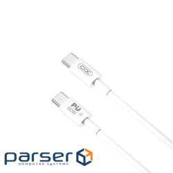 Кабель Type-C to Type-C (male to male) XO-NB-Q190В, Підтримка SIC, QC3.0, PD до 60Вт, 480Mbps, довжи