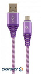 Date cable USB 2.0 Micro 5P to AM Cablexpert (CC-USB2B-AMmBM-2M-PW)