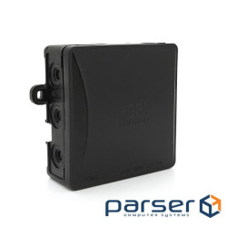 Коробка розподільна модульна зовнішня Р95 95х95х40мм, IP54, пластик, (РР) чорна, Q60 (YT38013) , Q60 (YT38013)