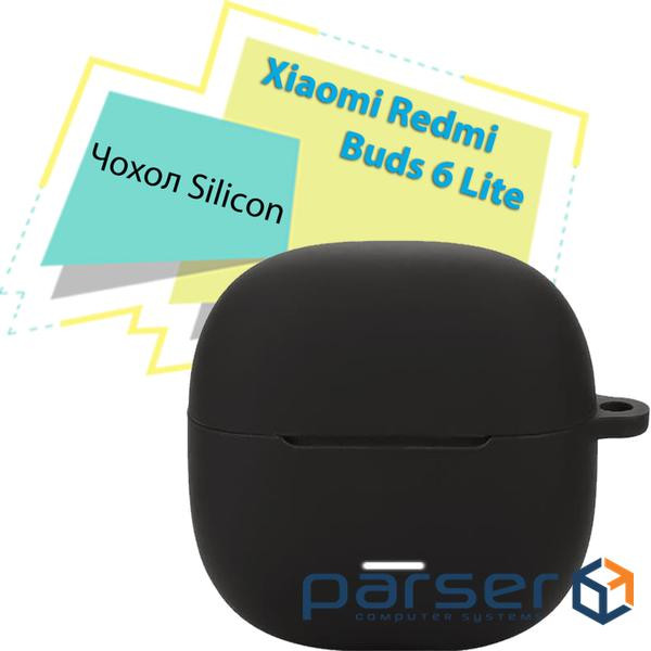 Чохол для навушників BeCover для Xiaomi Redmi Buds 6 Lite Black (713232)