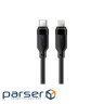 Дата кабель USB 2.0 AM to Lightning 2.0m 30W TPU black Acefast (6974316286288)