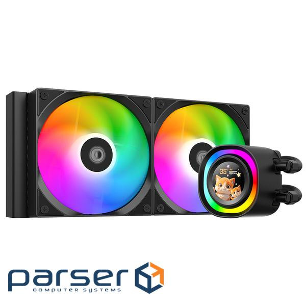 Система водяного охлаждения ID-Cooling FX240 LCD, Intel: 1851/1700/1200/1151/1150/1155/1156, AMD: АМ