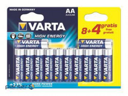 Battery Varta HIGH Energy ALKALINE * 12 (8+4) (04906121472)