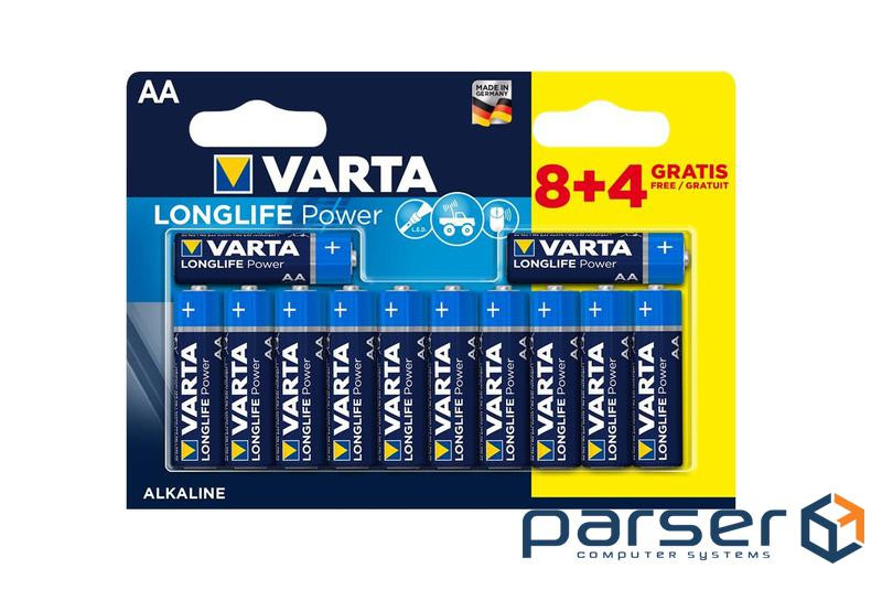 Батарейка Varta HIGH Energy ALKALINE * 12 (8+4) (04906121472)