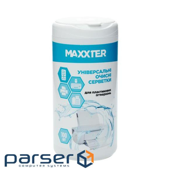 Очисні серветки в тубі, для пластикових поверхонь, 100 шт. (CW-PL100-01) . (CW-PL100-01)