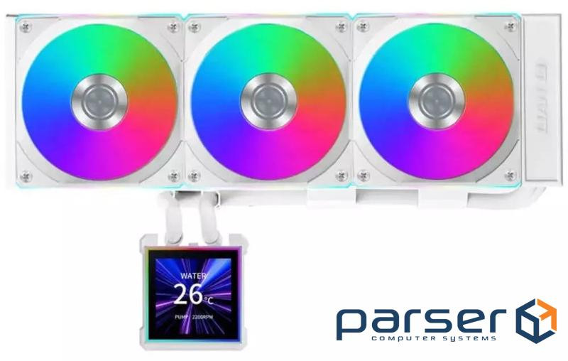 Водяне охолодження для ПК LIAN LI HydroShift II LCD-S 360CL, White (G89.GHS2LCDS36CW.00)