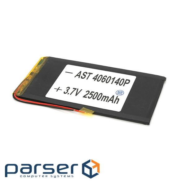 Літій-полімерний акумулятор 4*60*140mm (Li-ion 3.7В 2500мА&middot,год) (0460140) ) (0460140)