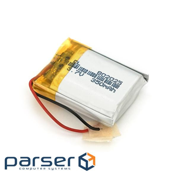 Літій-полімерний акумулятор 8*20*25mm (Li-ion 3.7В 350мА&middot,год) (802025) ) (802025)