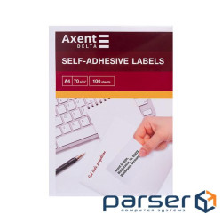 Етикетка самоклеюча Axent 52,5x21,2 (56 на листі) с/кл (100 листів) (D4478-A)