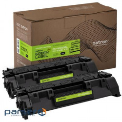 Картридж Patron HP LJ CF280A GREEN Label (DUAL PACK) (PN-80ADGL)