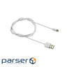 Дата кабель USB 2.0 AM to Lightning 1.0m MFI Canyon (CNS-MFICAB01W)