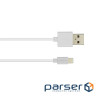 Дата кабель USB 2.0 AM to Lightning 1.0m MFI Canyon (CNS-MFICAB01W)