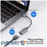 Перехідник USB-C to HDMI F USB 3.0 4K60Hz dark gray Dynamode (DM-AD-USB-C-HDMI)
