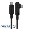 Кабель ACEFAST C5-03 USB-C to USB-C 100W right angled aluminum alloy Black (AFC5-03B)