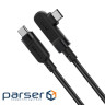 Кабель ACEFAST C5-03 USB-C to USB-C 100W right angled aluminum alloy Black (AFC5-03B)