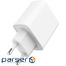 Зарядний пристрій Gembird USB-A + Type-C (PD20W + QC3.0 18W) white (TA-UC-PDQC20-01-W)